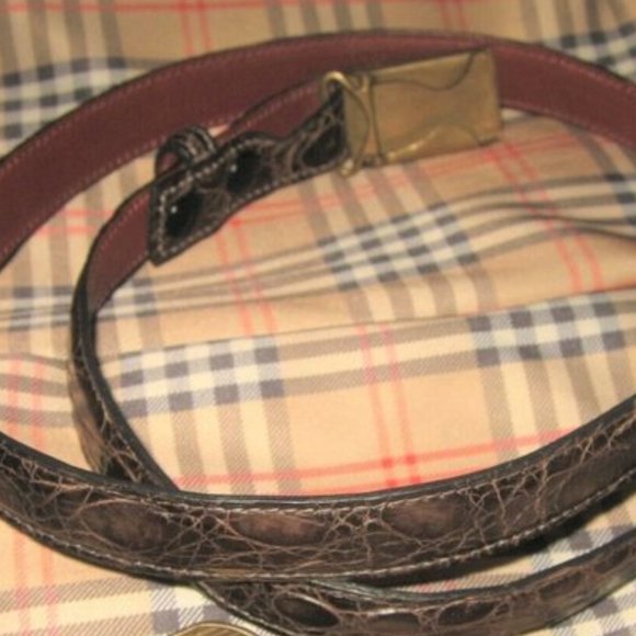 ❤️ DELUXE BRAND (GGDB) Venice Genuine Crocodile Belt - Size L main image 5